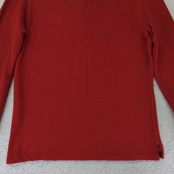 Relwen Red‎ 1/4 Snap Pullover Men's Size XL Sweater Sweatshirt - Picture 6 of 7